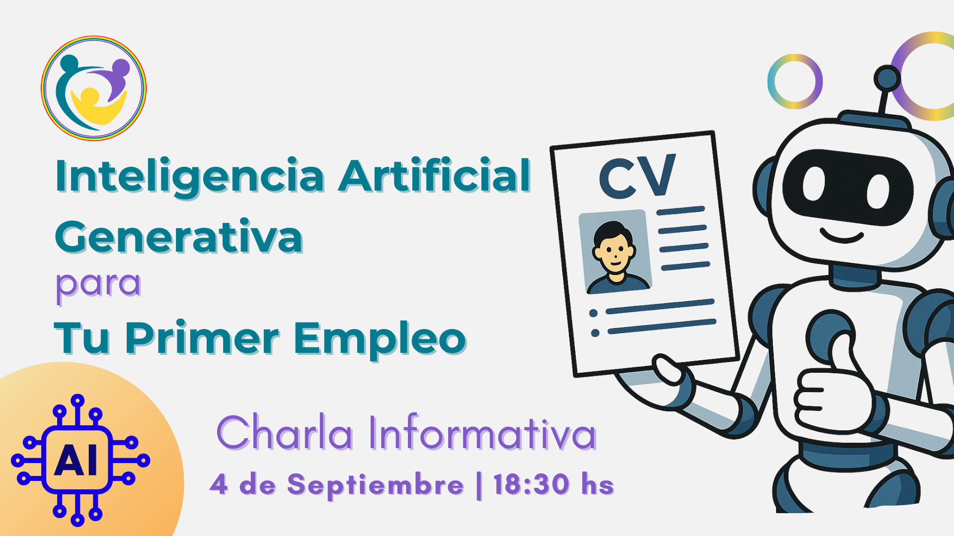 Charla IA para tu Primer Empleo